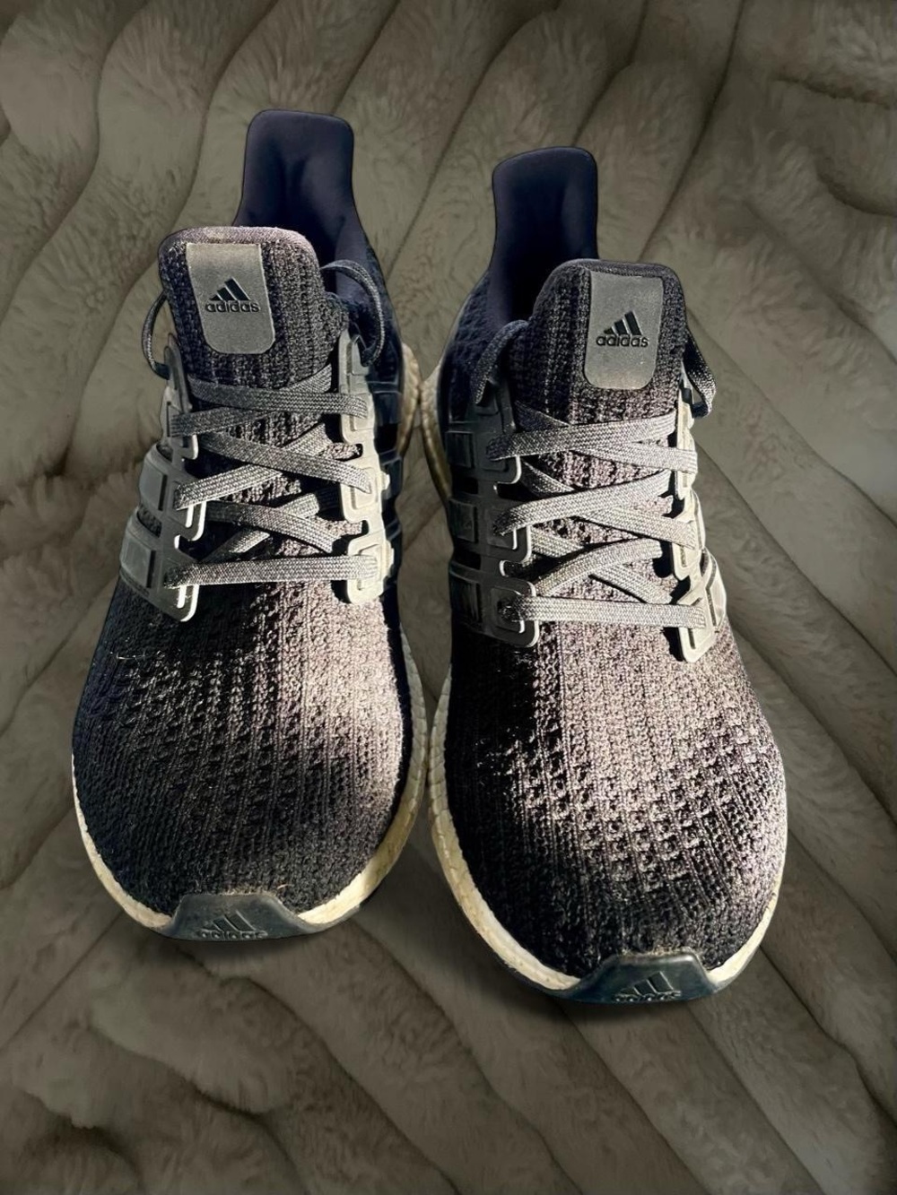 Adidas Boost black sneakers